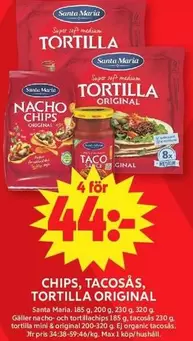 Santa Maria - CHIPS, TACOS, TORTILLA ORIGINAL