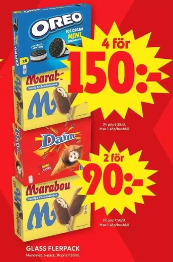 marabou - Glass Flerpack