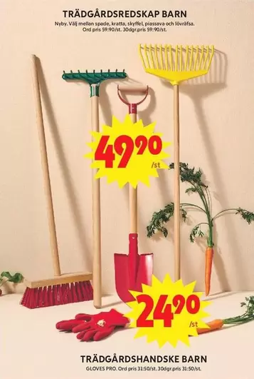 Trädgårdsredskap Barn