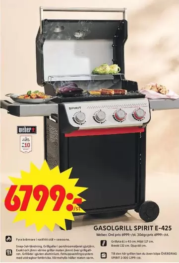 Weber - GASOLGRILL E-425