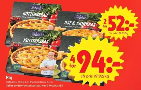 Dafgård - Köttfärspaj