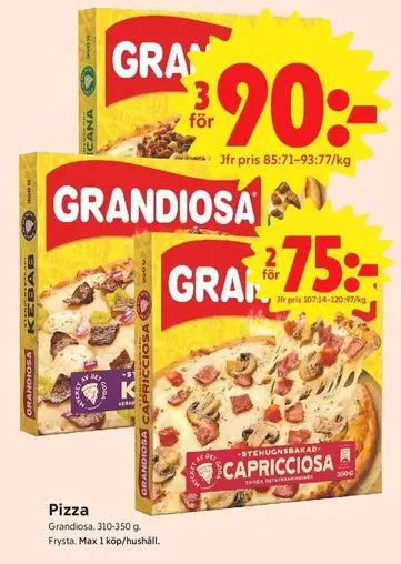 Grandiosa - Pizza Capricciosa