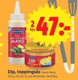 Santa Maria - Dip, toppingsås