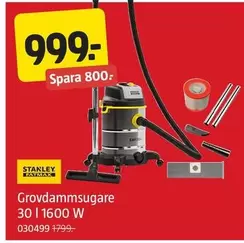 Stanley Fatmax - Grovdammsugare 30 l | 1600 W