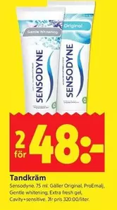 sensodyne - Tandkräm