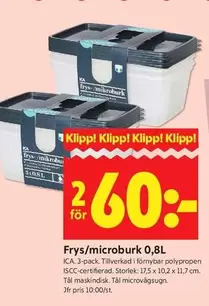Fry/micro-container 0.8L