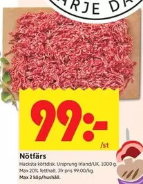 Nötfärs