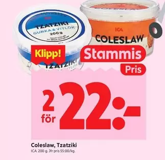 Coleslaw, Tzatziki