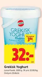 Grekisk Yoghurt Naturell