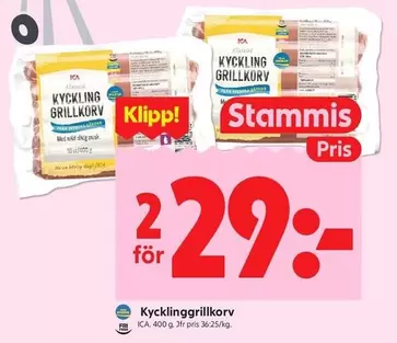 Kycklinggrillkorv