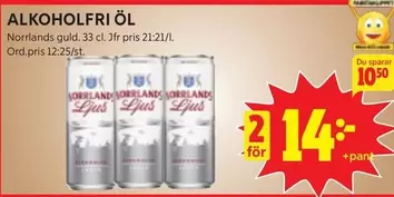 Norrlands Guld - ALKOHOLFRI ÖL