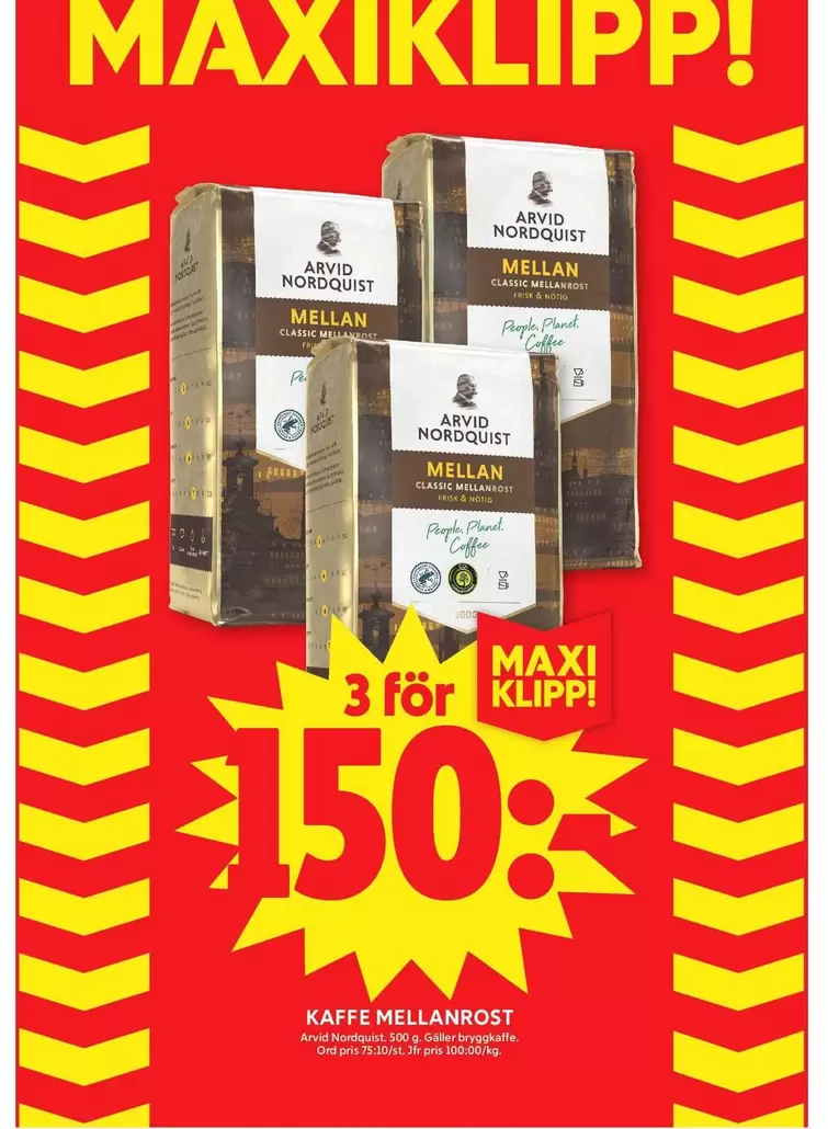 Arvid Nordquist - KAFFE MELLANROST