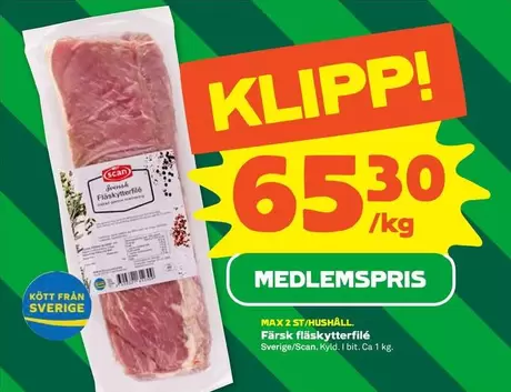Scan - Färsk fläskytterfilé