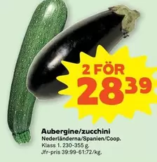 Aubergine/zucchini