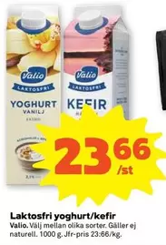 valio - Laktosfri yoghurt/kefir