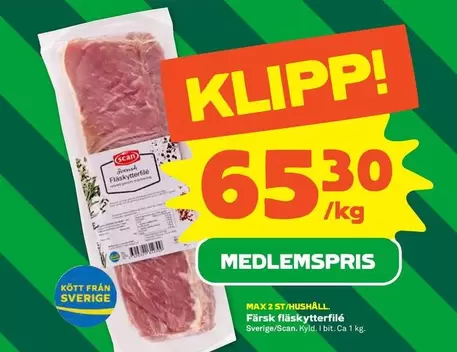 Scan - Färskt fläskytterfilé