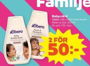 Libero - Baby Bubble Bath / Wash & Shampoo
