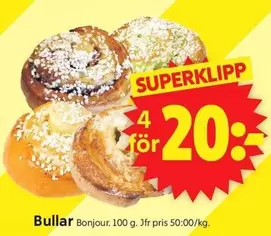 Bonjour - Bullar