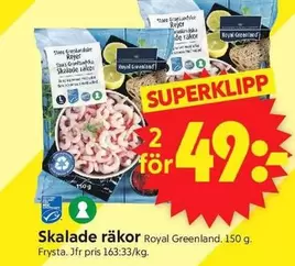 Royal Greenland - Skalade räkor