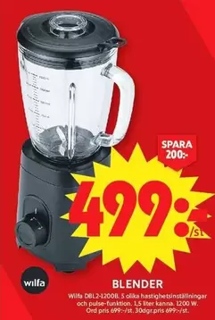 Wilfa - BLENDER DBL2-L2000B