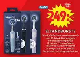 Oral B - ELTANDBORSTE