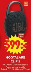 JBL - HÖGTALARE CLIP 5