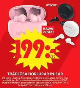 Urbanista - Trådlösa hörlurar IN-EAR