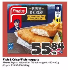 Findus - Fish & Crisp/Fish nuggets