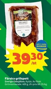 Färska grillspett