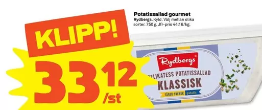 Rydbergs - Potatissallad gourmet