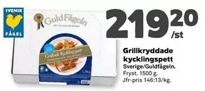 Grillkryddade kycklingspett