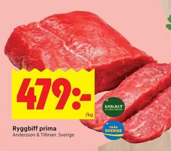 Prima - Ryggbiff prima