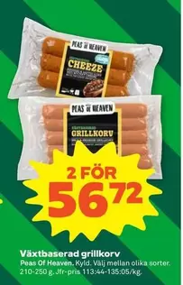 Växtbaserad grillkorv