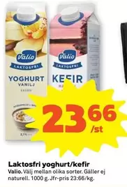 valio - Laktosfri yoghurt/kefir