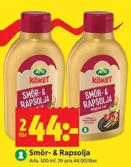 Arla - Smör- & Rapsolja