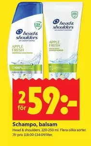 Head & Shoulders - Schampo, balsam