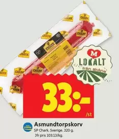 Asmundtorpskorv SP Chark