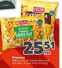 Felix - Pommes Kriss Cut