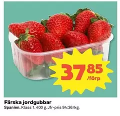 Färska jordgubbar