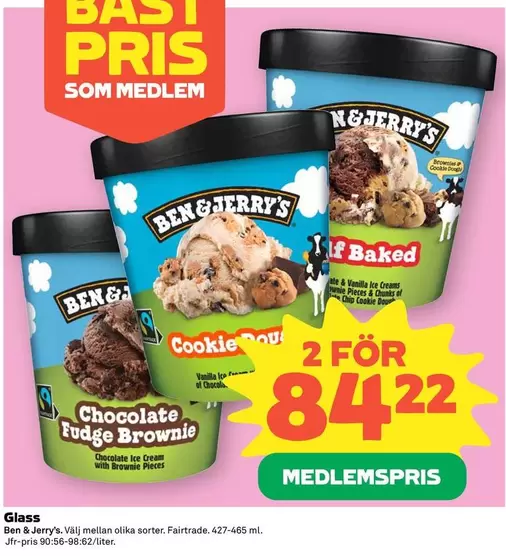 Ben & Jerry's - Glass