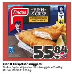 Findus - Fish & Crisp/Fish nuggets