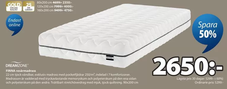 DREAMZONE DREAM MADRASS