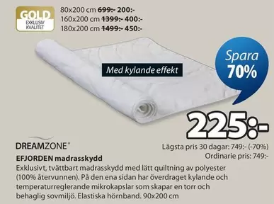 EFJORDEN madrasskydd