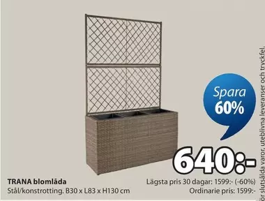 TRANA blomlåda