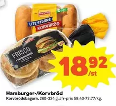 Frisco - Hamburger-/Korvbröd