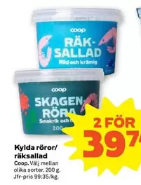 Coop - Kylda röror/räksallad