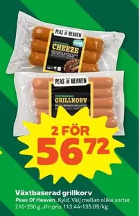 Växtbaserad grillkorv