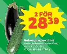 Aubergine/zucchini
