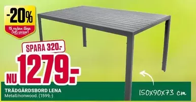 TRÄDGÅRDSBORD LENA