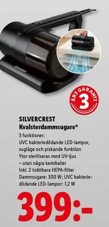 silvercrest - Kvalsterdammsugare